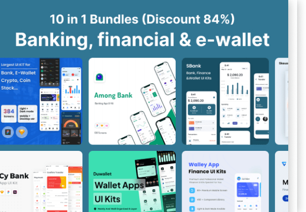 10 in 1 UIKits Bundles - Save 85%