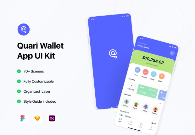 Quari Wallet App UI Kit